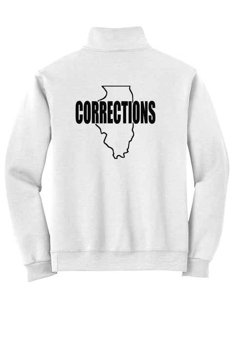 Jerzees 1/4 Zip Cadet Collar Sweatshirt - Graham - 0