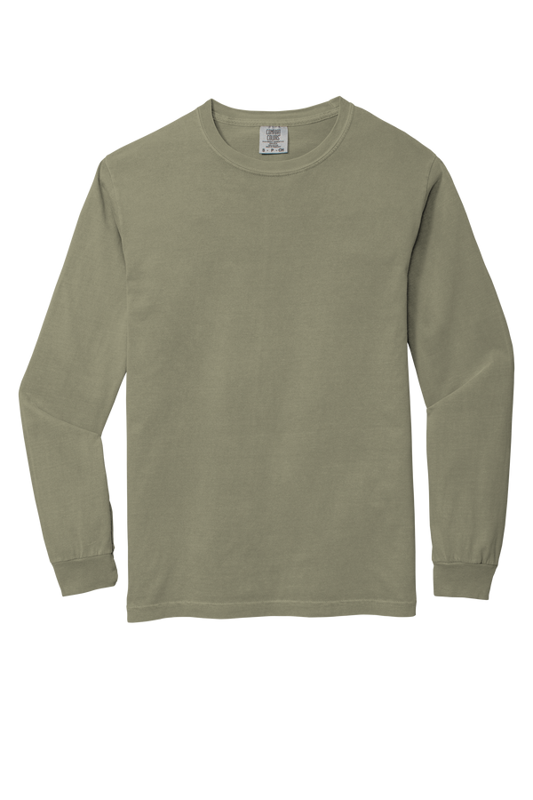 Autumn Leaves & Coffee- Comfort Color Long Sleeve - 4