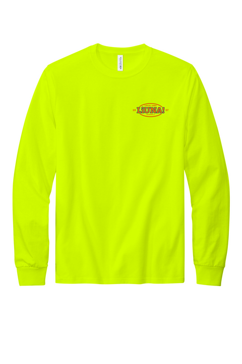 Local 1084- Long Sleeve T-Shirt- Safety Green