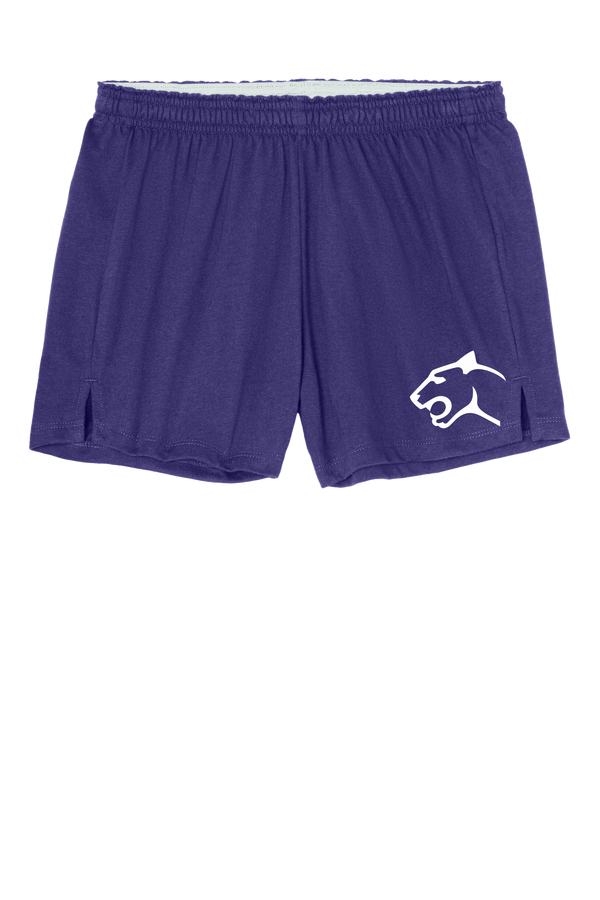 Panther Head- Sport-Tek® Women’s Jersey Knit Squad Short - 1