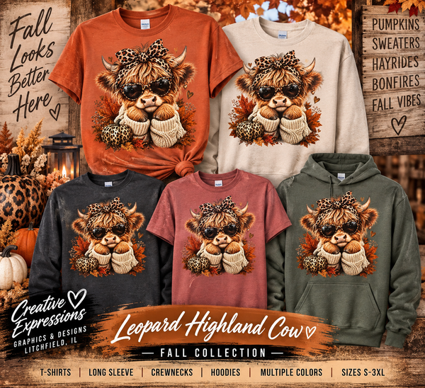 Leopard Highland Cow - 1