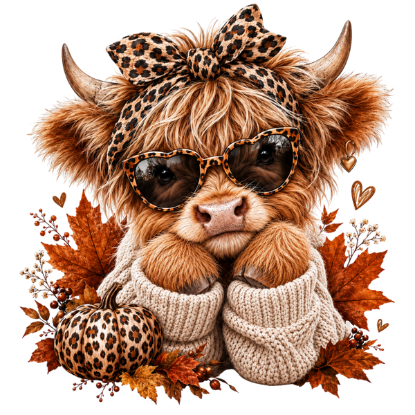 Leopard Highland Cow - 2