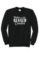 Make Heaven Crowded(White)- P&C Crewneck - 1