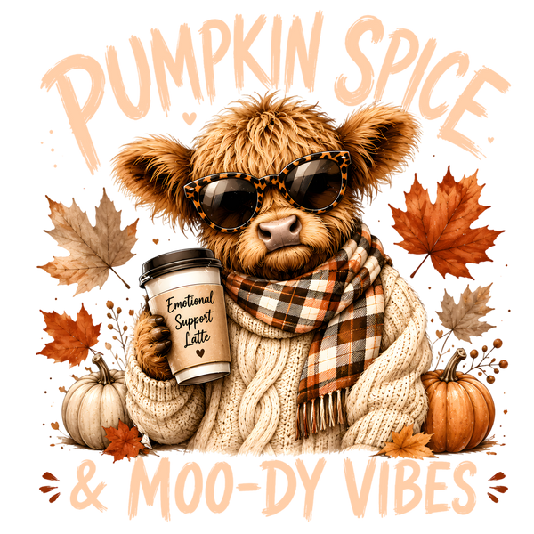 Pumpkin Spice-Moo-Dy Vibes - 2