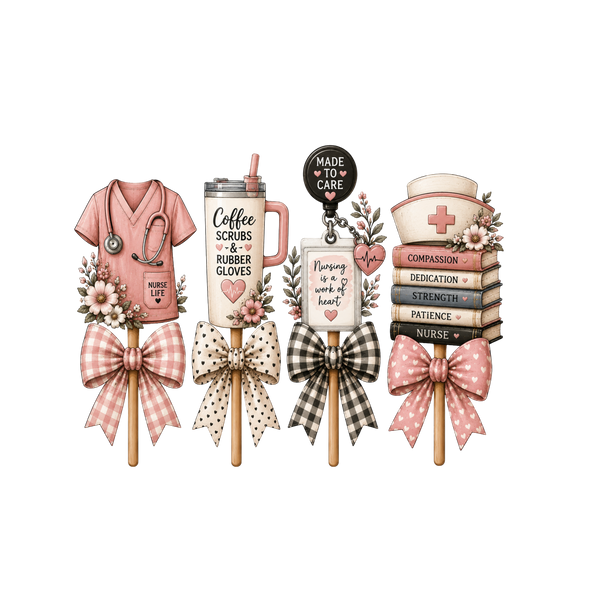 Nurse Candy Stick- Comfort Color Long Sleeve - 1