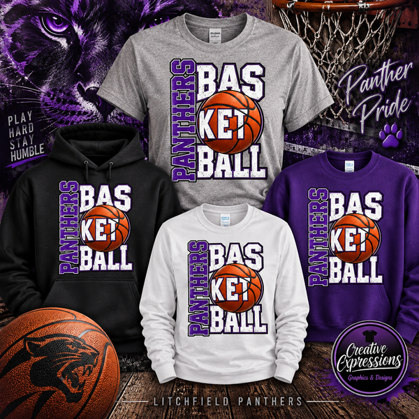 Panthers Basketball- Modern - 1
