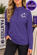 Panther Head- Sport-Tek-Sport Wick-1/4 Zip Pullover - 1