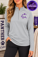 Panther Head- Sport-Tek-Sport Wick-1/4 Zip Pullover - 2