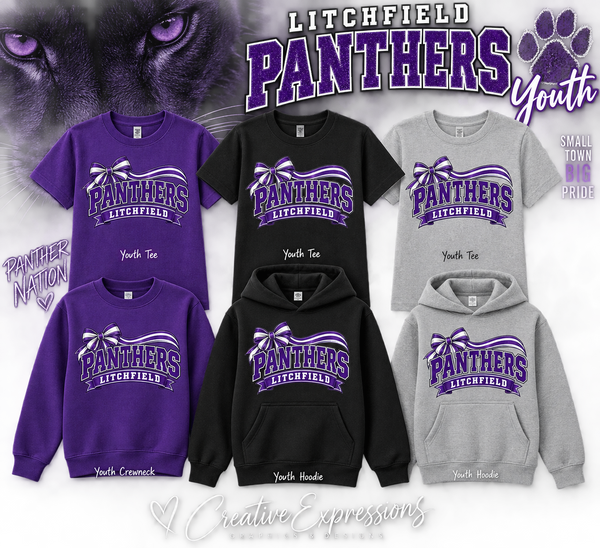 Panthers Ribbon-Youth - 1