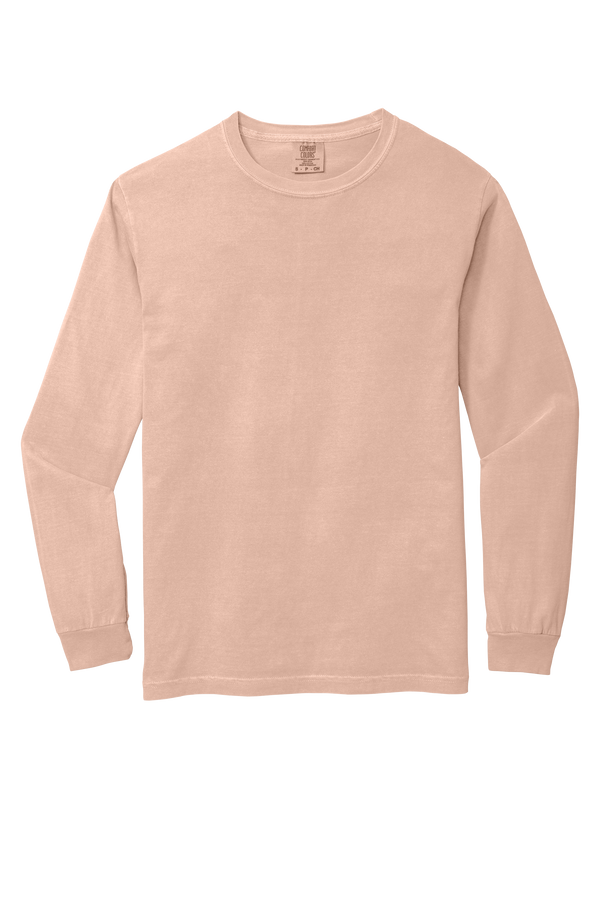 Autumn Leaves & Coffee- Comfort Color Long Sleeve - 7