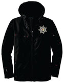 Menard- Port Authority Textured Hooded Soft Shell Jacket - 1