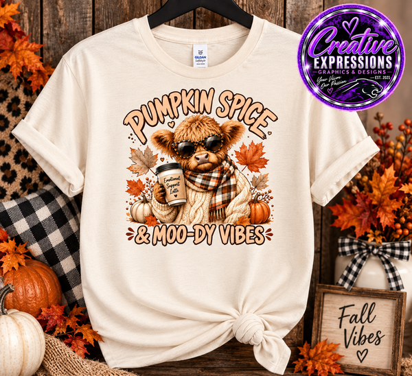 Pumpkin Spice-Moo-Dy Vibes - 1