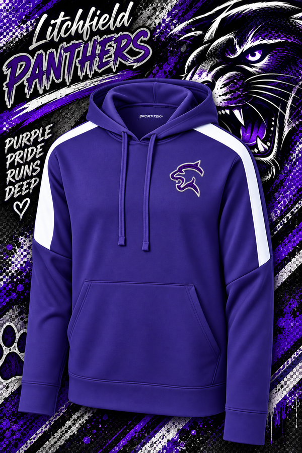 Embroidered Panther Sport-Tek® Sport-Wick® Hoodie - 1