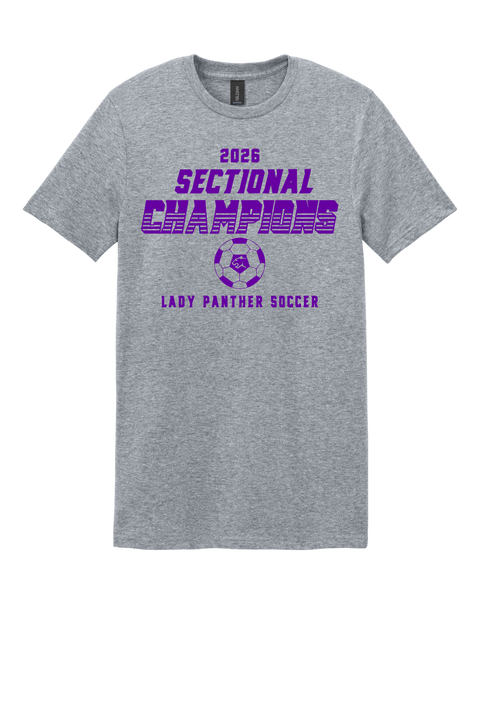 T-Shirt- Sectional Champs- LHS Lady Soccer