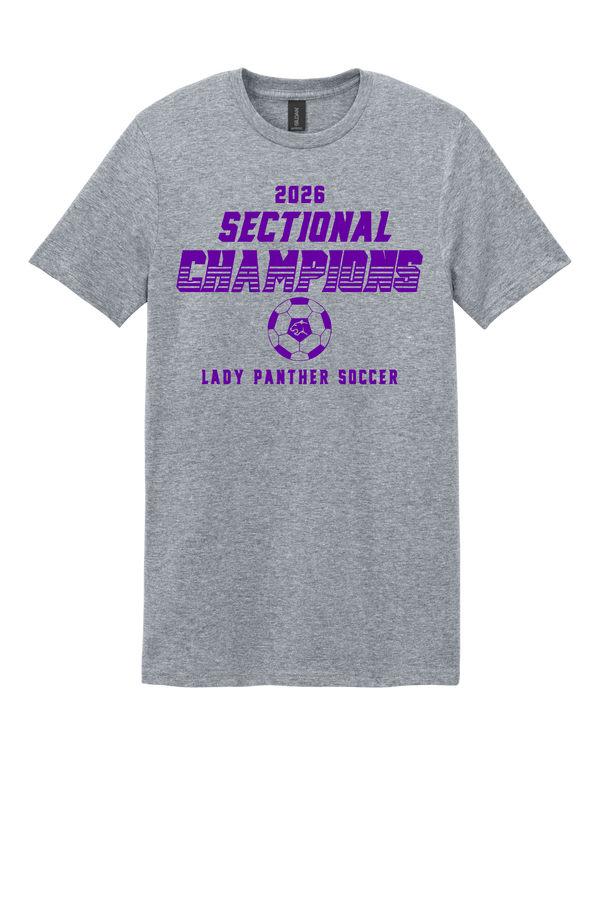 T-Shirt- Sectional Champs- LHS Lady Soccer - 1