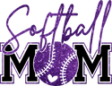 Softball Mom- Comfort Color (LT) Crewneck - 1