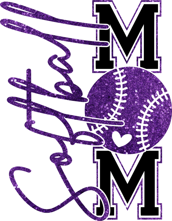 Softball Mom- Comfort Color (LT) Crewneck - 2