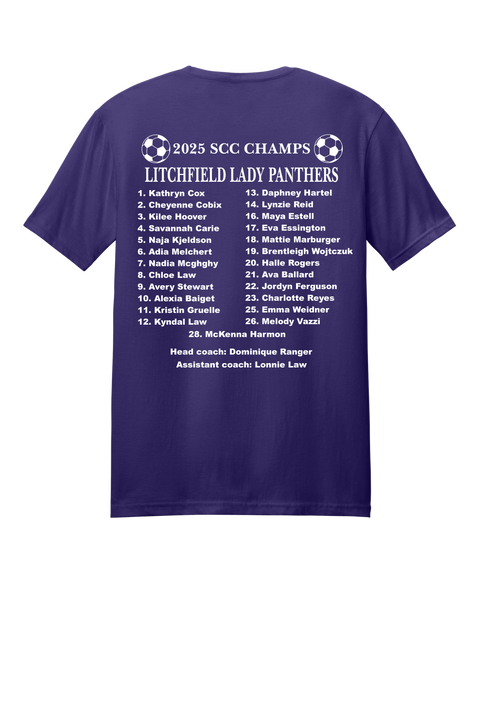 Youth T-Shirt- LHS Lady Soccer Champs - 0