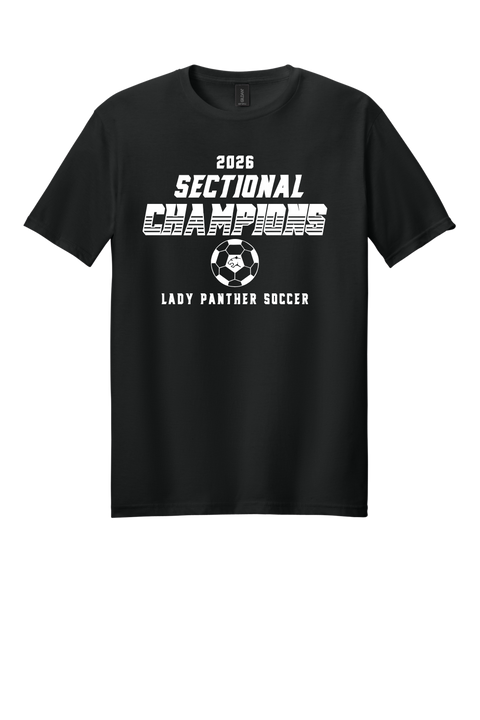 T-Shirt- Sectional Champs- LHS Lady Soccer - 0