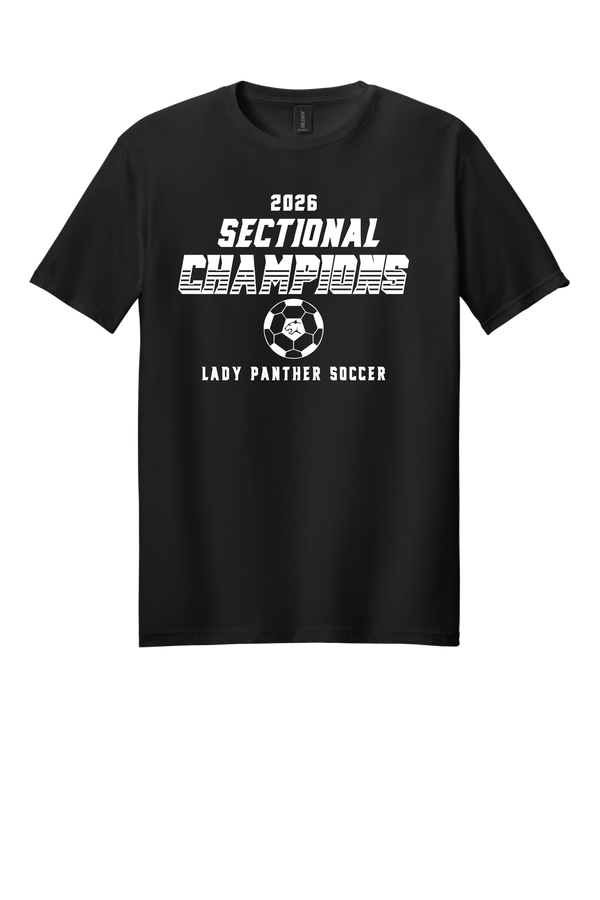 T-Shirt- Sectional Champs- LHS Lady Soccer - 2
