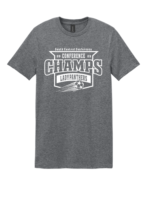 Buy gray T-Shirt- LHS Lady Soccer Champs