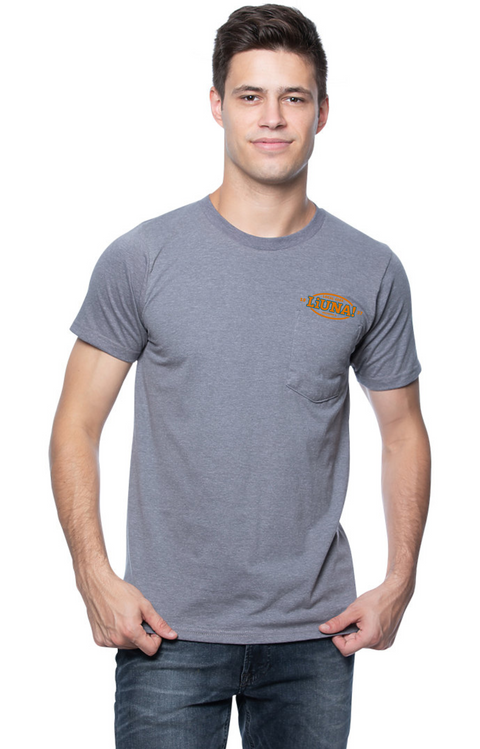Buy hthr-charcoal Local 1084- T-Shirt- Pocket