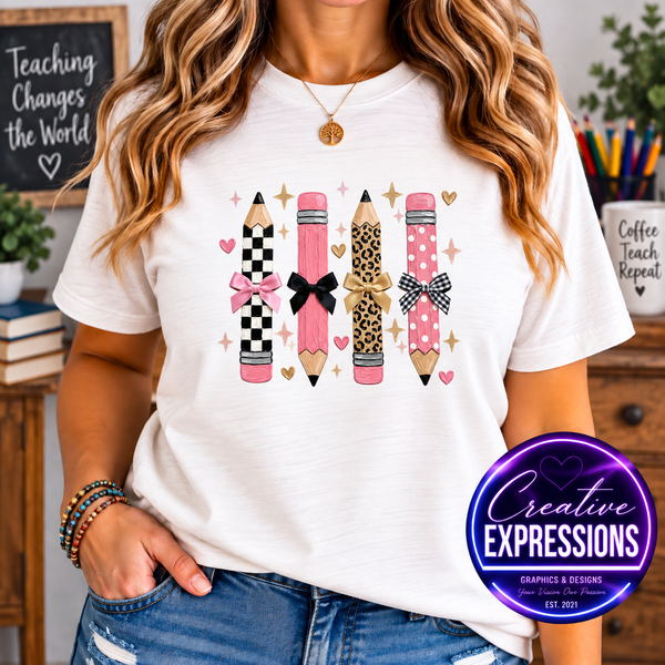 Pencils- (Pink) - 1