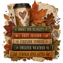 Vintage Fall Books - 2