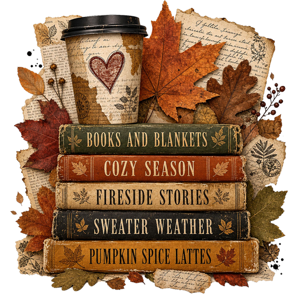 Vintage Fall Books - 2