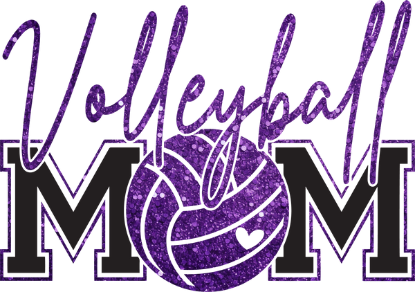 Volleyball Mom- Comfort Color (LT) Hoodie - 1