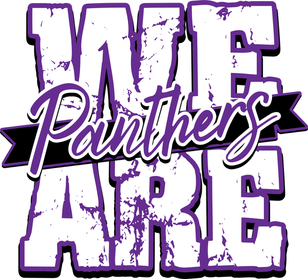 We Are Panthers- Comfort Color Tie-Dye Crewneck - 1