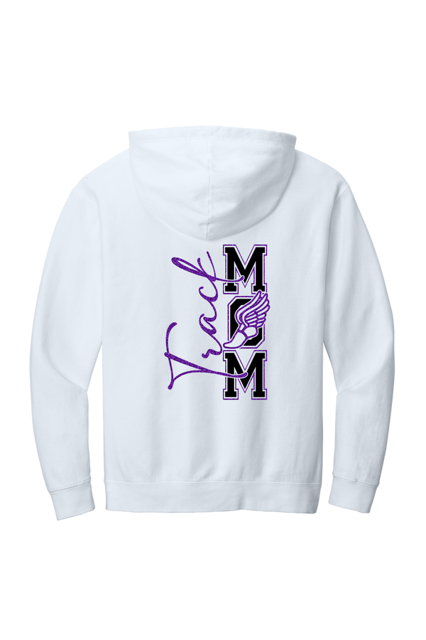 Track Mom- Comfort Color (LT) Hoodie - 4