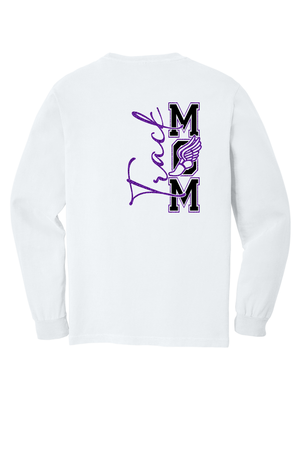 Track Mom- Comfort Color Long Sleeve - 4