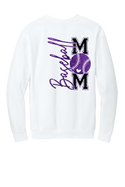Baseball Mom- Comfort Color (LT) Crewneck - 4