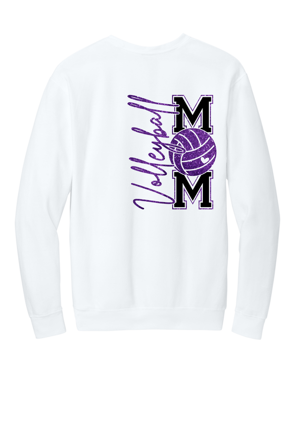 Volleyball Mom- Comfort Color (LT) Crewneck - 4
