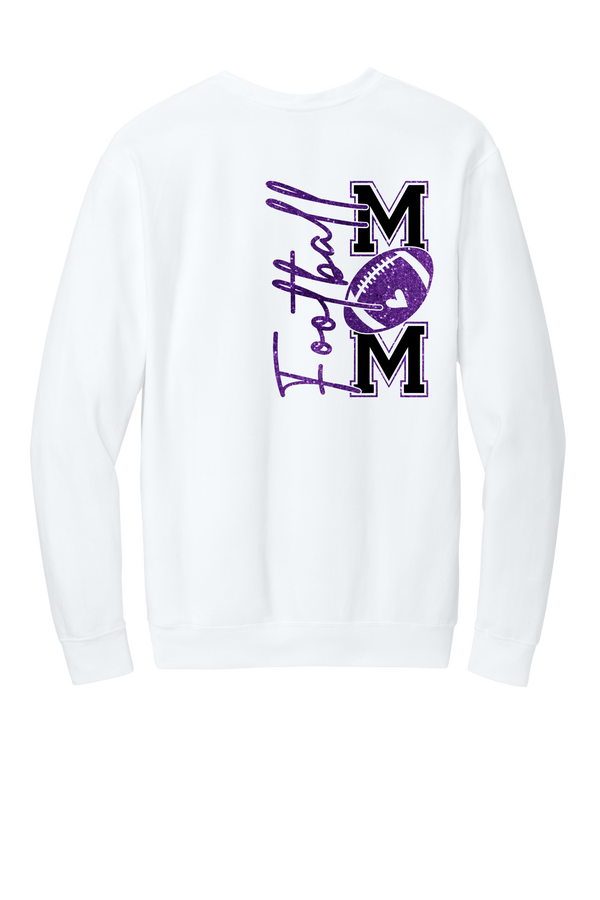 Football Mom- Comfort Color (LT) Crewneck - 4