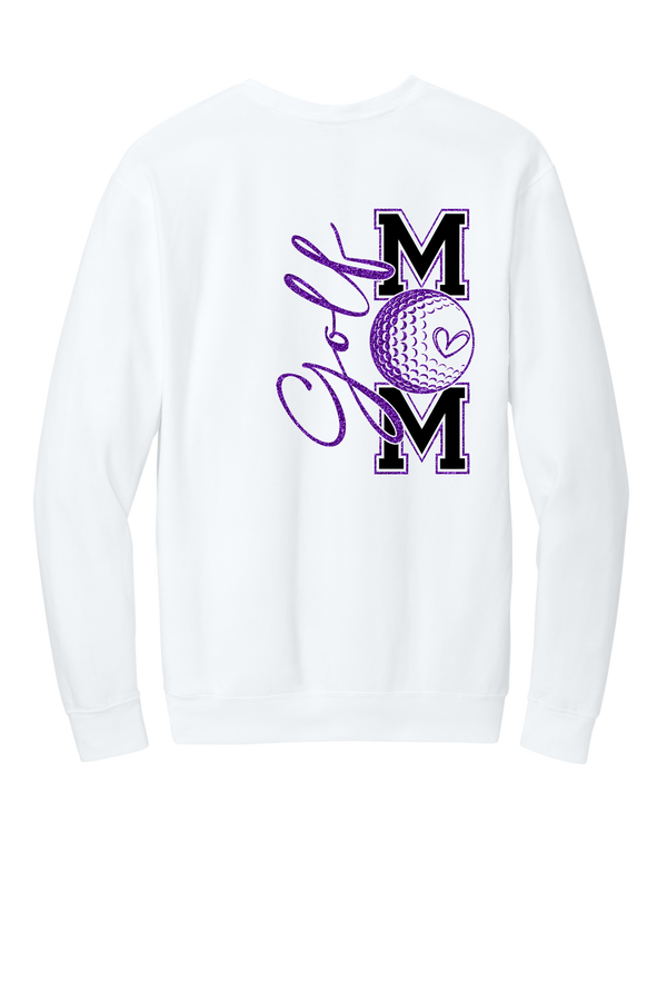 Golf Mom- Comfort Color (LT) Crewneck - 4