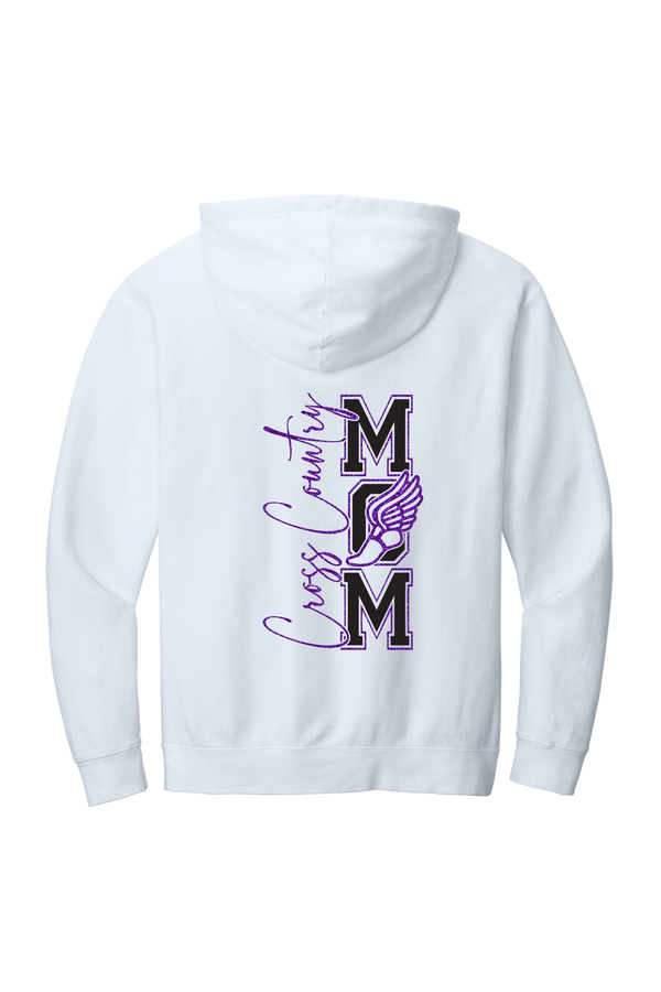 Cross Country Mom- Comfort Color (LT) Hoodie - 4