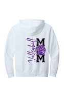 Volleyball Mom- Comfort Color (LT) Hoodie - 4