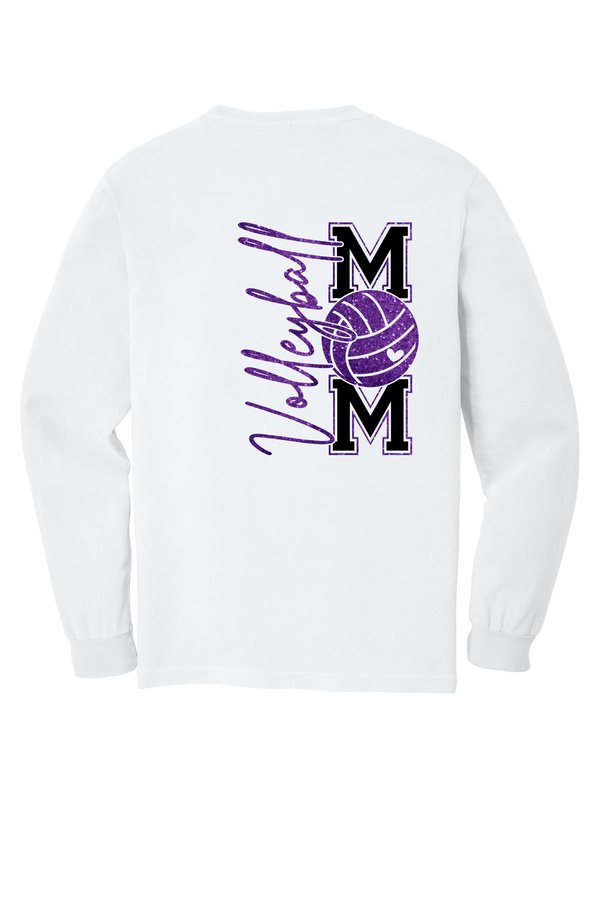 Volleyball Mom- Comfort Color Long Sleeve - 4