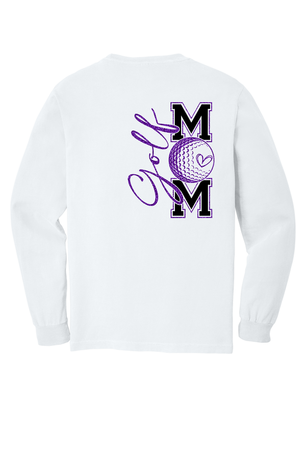 Golf Mom- Comfort Color Long Sleeve - 4