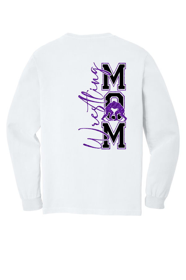 Wtestling Mom- Comfort Color Long Sleeve - 4