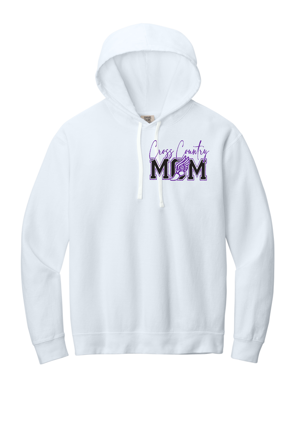 Cross Country Mom- Comfort Color (LT) Hoodie - 3