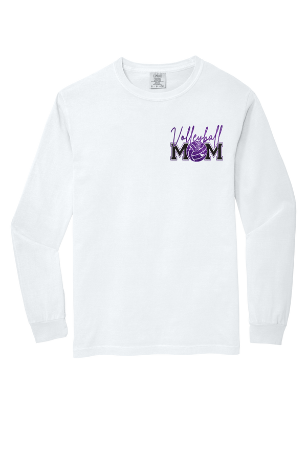 Volleyball Mom- Comfort Color Long Sleeve - 3