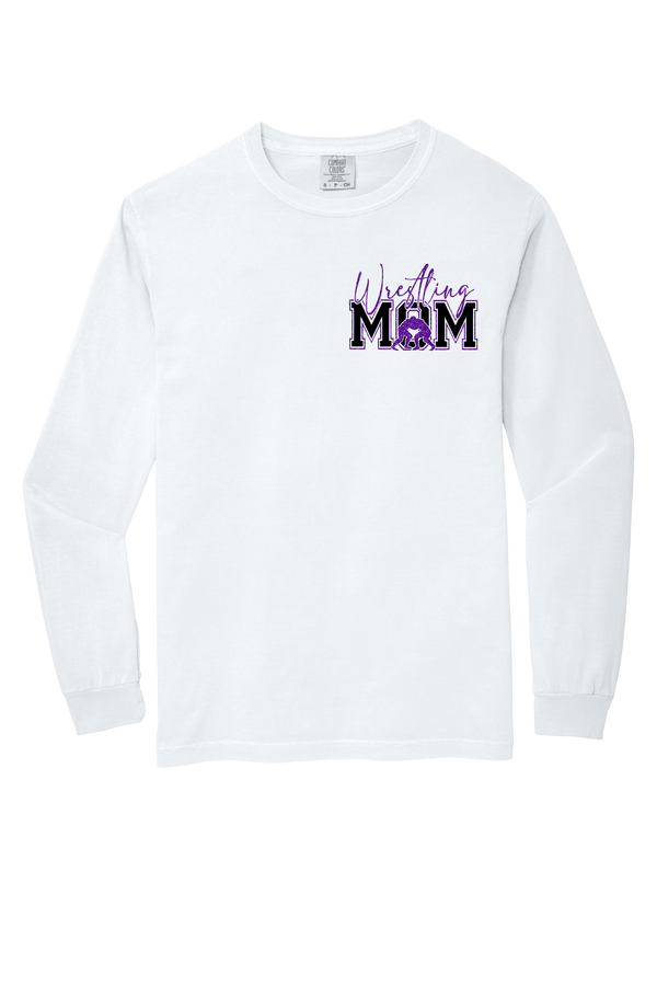 Wtestling Mom- Comfort Color Long Sleeve - 3