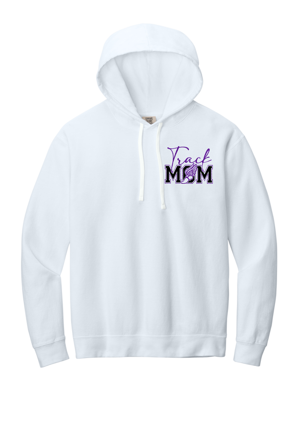 Track Mom- Comfort Color (LT) Hoodie - 3