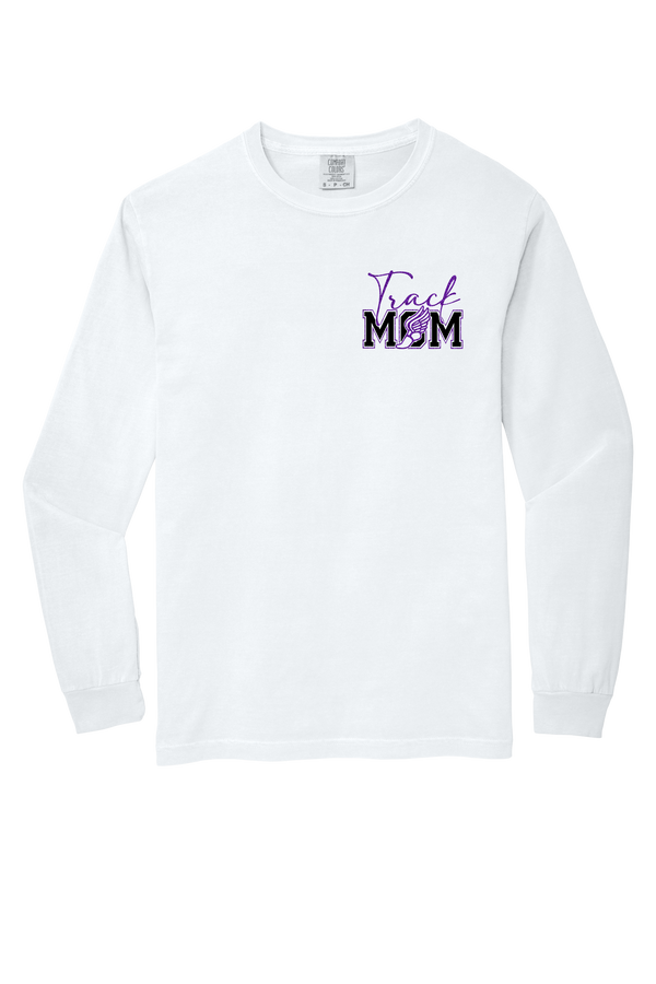 Track Mom- Comfort Color Long Sleeve - 3