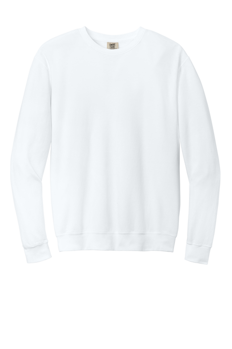 Buy white Hot Mess- Comfort Color Crewneck (Light Weight)