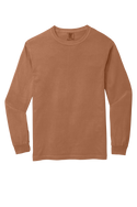 Autumn Leaves & Coffee- Comfort Color Long Sleeve - 10