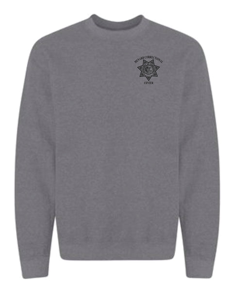 Buy graphite-heather Menard- Gildan Heavy Blend Crewneck Sweatshirt